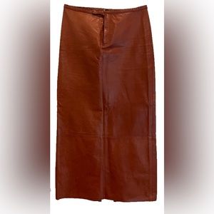 Leather skirt